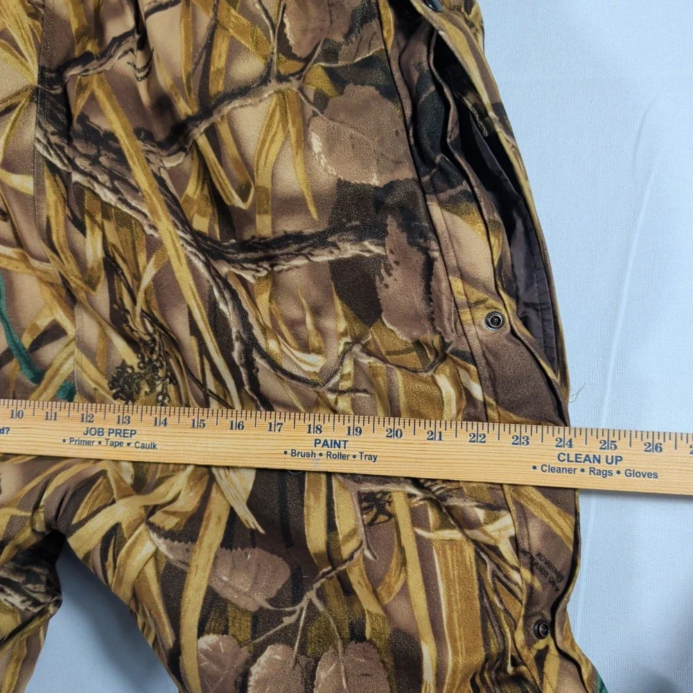 Walls Bib Overalls Mens M Brown Advantage Wetlands Camo Heritage Waterproof